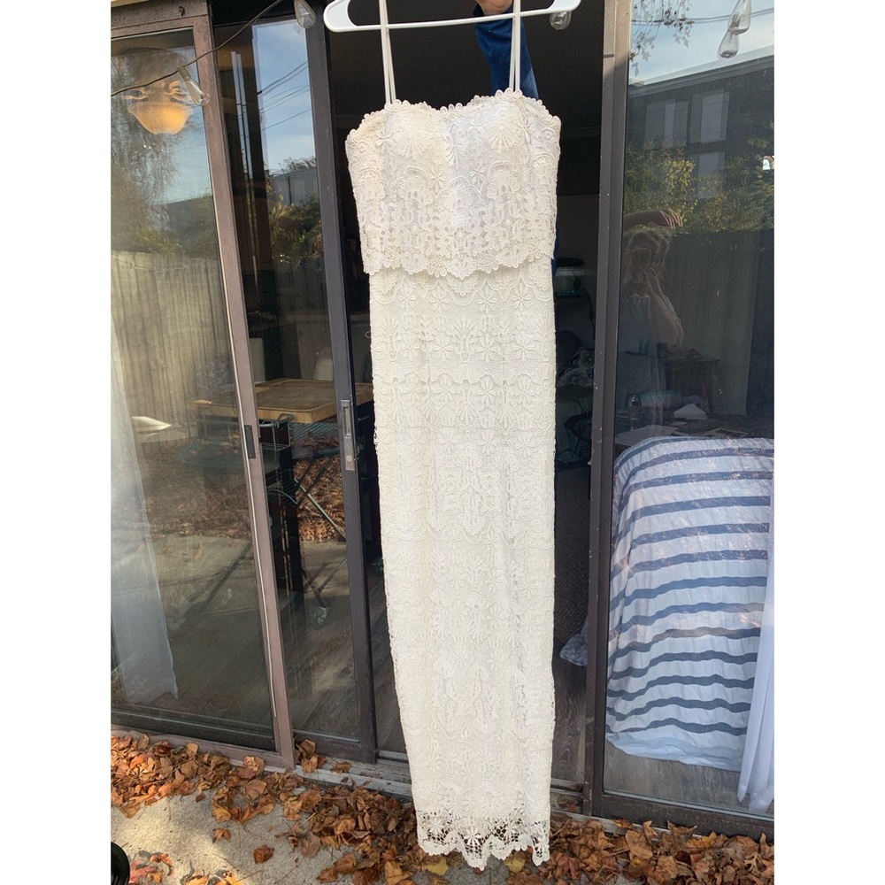 Mon Cheri boho wedding dress